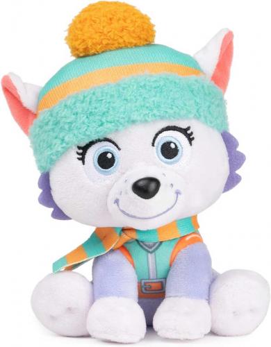 Gund. Щенячий патруль: мягкая игрушка - щенок Эверест «Зимние праздники» (15 см)