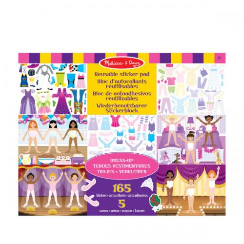 Melissa & Doug: Набір багаторазових наліпок "Одягни ляльку"