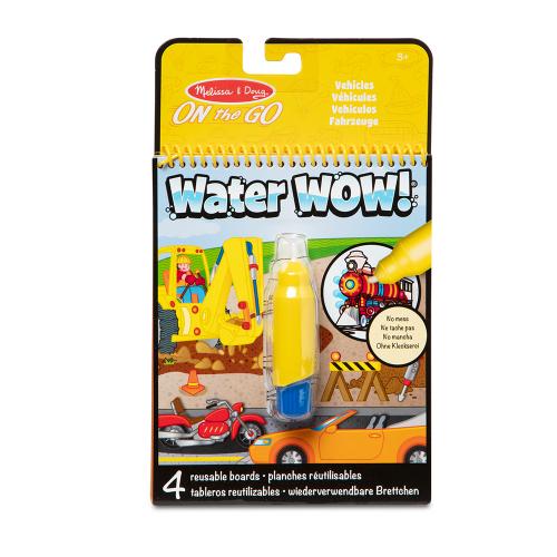 Melissa & Doug. Water WOW: Водная раскраска с ручкой «Транспорт»