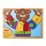 Melissa & Doug: Дерев’яна дошка з застібками
