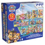 Набір з 12 пазлів  «Цуценячий патруль» 
