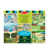 Melissa & Doug: Набір багаторазових наліпок "Середовище проживання тварин"