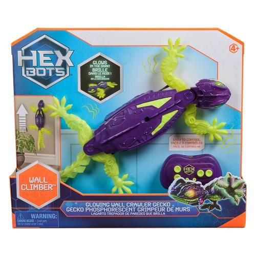 Hex Bots: Геккон на дистанционном управлении, светящийся в темноте