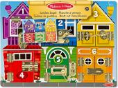 Melissa & Doug: Деревянная доска с засовами